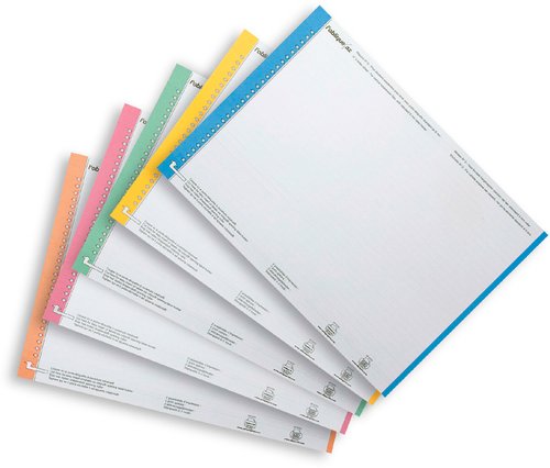 FADE - Etiqueta carpeta colgante 10hojas de 25 tiras 290mm (Ref.100330192)