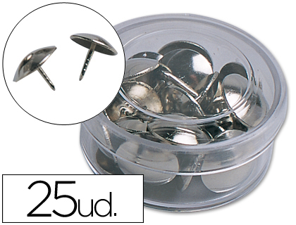 LIDERPAPEL - CHINCHETAS -CAJA DE 25 (Ref.HI02)