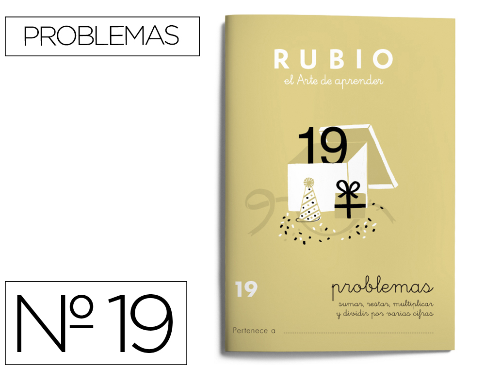 RUBIO - CUADERNO PROBLEMAS Nº 19 (Ref.PR-19)
