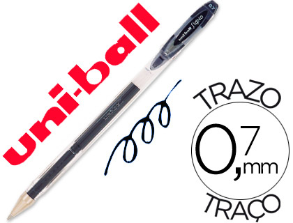 UNI-BALL - Roller UM-120 Signo Negro Bola 0,7 mm Tinta gel (Ref.781252000)
