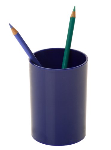 ARCHIVO 2000 - Cubilete portalapices antimicrobiano sanitized redondo negro diametro 75 mm altura 105 mm (Ref. 771AM NE)