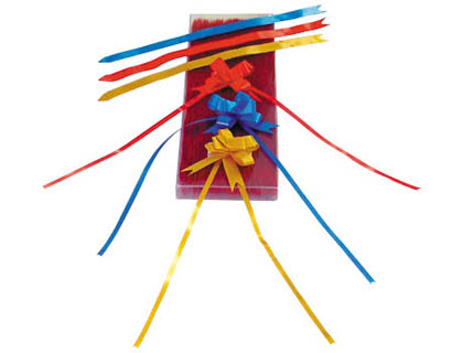 CINTA PARA HACER LAZOS ROJO 13 MM -AUTOMATICO -UNIDAD (Ref.2201-20)