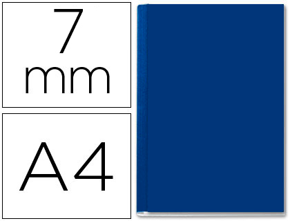 LEITZ - Cubiertas encuadernación Impressbind Azul A4 Lino (Ref.73910035)