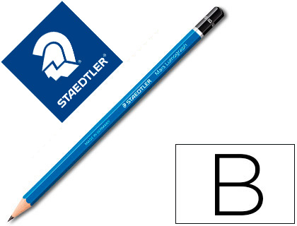 STAEDTLER - LAPICES DE GRAFITO MARS LUMOGRAPH 100 B UNIDAD (Ref.100-B)