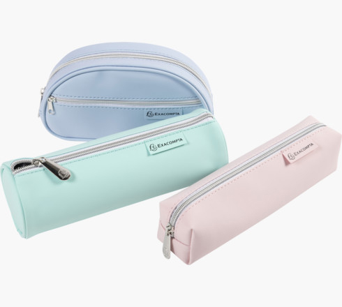 EXACOMPTA - Bolso escolar aquarel goma 3 formas colores surtidos (Ref. 52560E)