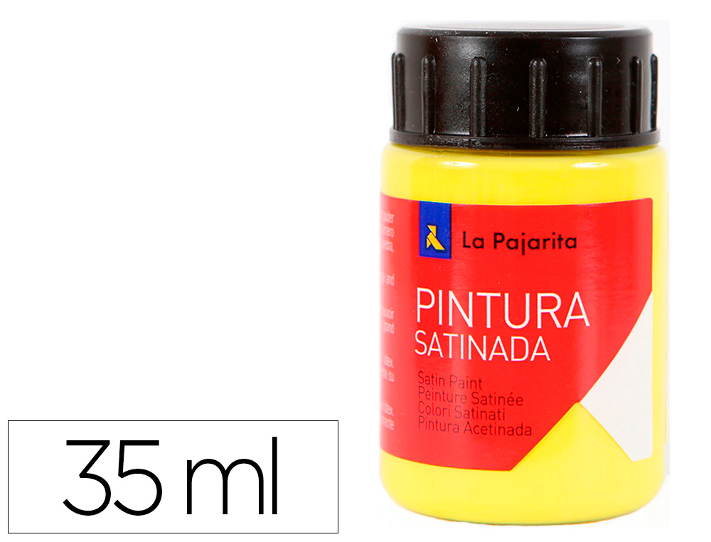 LA PAJARITA - PINTURA LATEX AMARILLO LIMON 35 ML (Ref.L-1)
