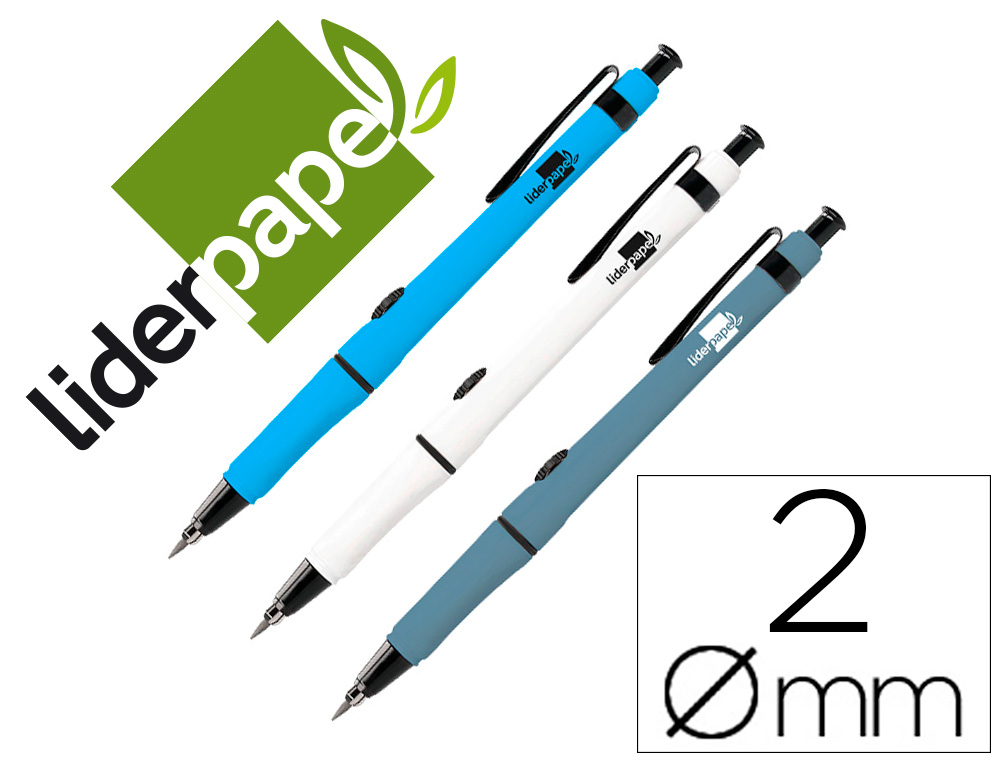 LIDERPAPEL - PORTAMINAS 2 MM COLORES SURTIDOS (Ref.MI10)