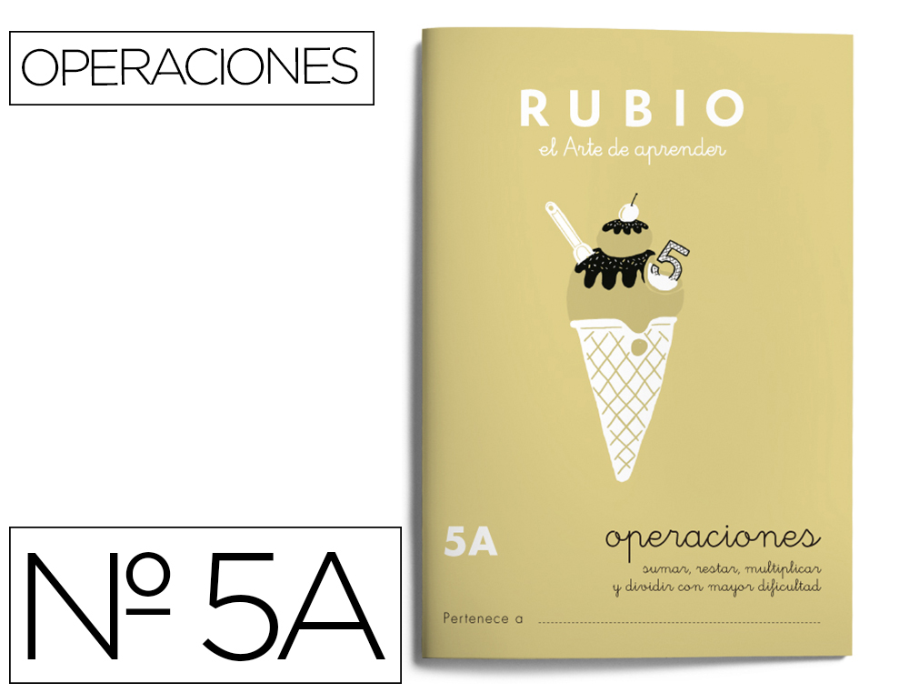 RUBIO - CUADERNO PROBLEMAS Nº 5A (Ref.PR-5A)
