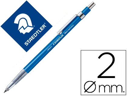 STAEDTLER - Portaminas Mars technico Recargable Mina 2 mm Contiene 1 mina HB (Ref.780C)