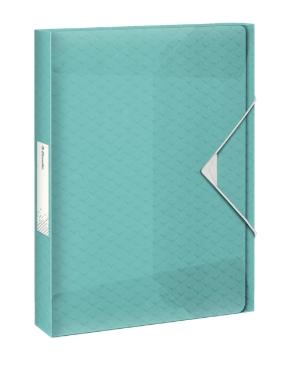 ESSELTE - CARPETA PROYECTOS COLOUR ICE POLIPROPILENO DIN A4 LOMO 40 MM COLOR AZUL CIERRE GOMAS (Ref.626264)