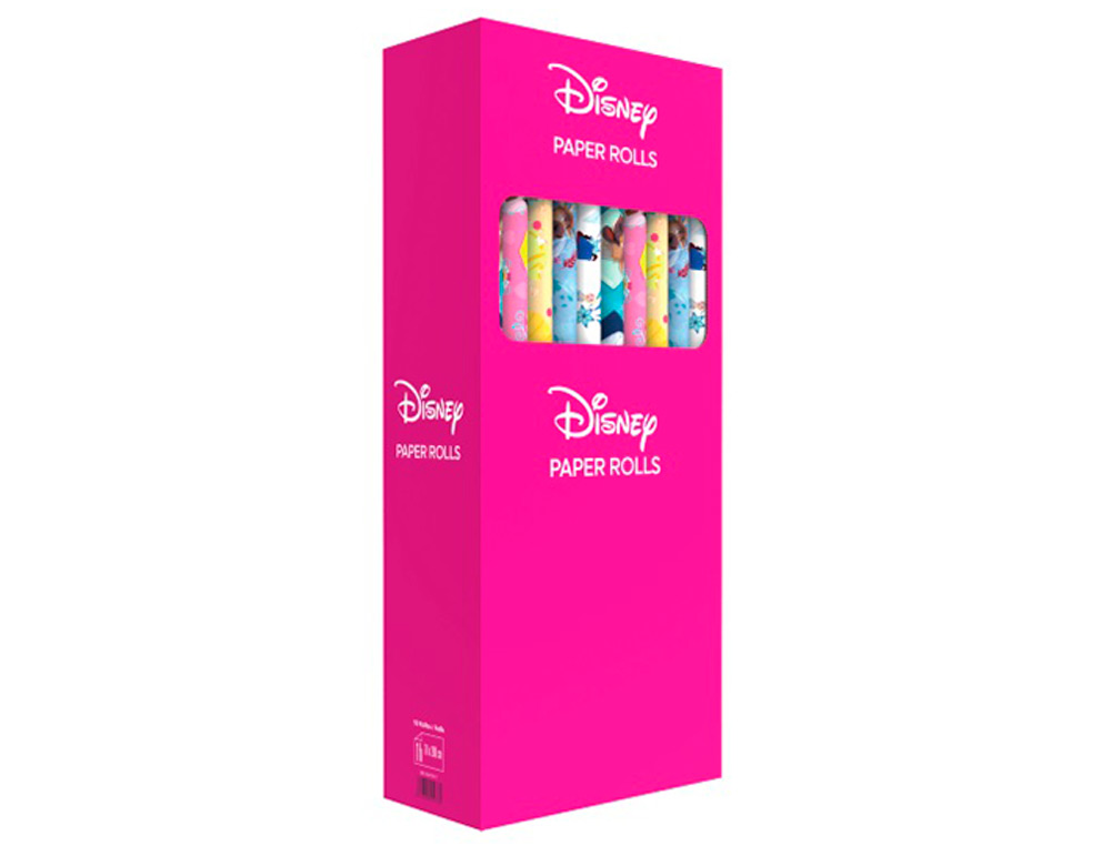 LIDERPAPEL - Papel fantasia infantil frozen rollo de 2x0,70 mt papel 60 gr modelos surtidos (Ref. 01017017)