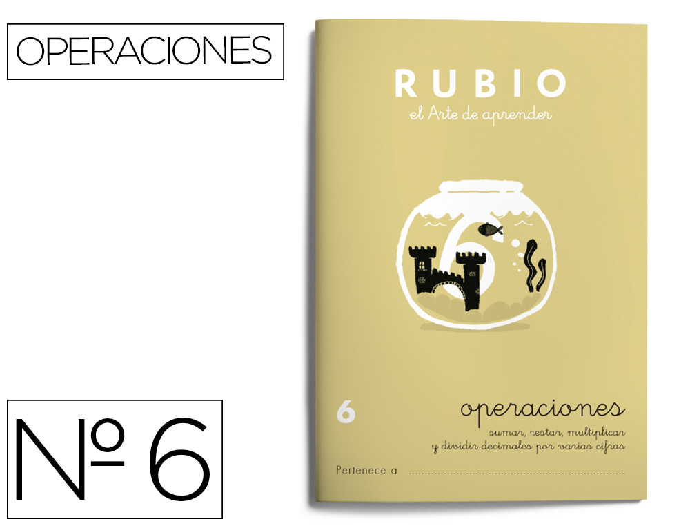RUBIO - CUADERNO PROBLEMAS Nº 6 (Ref.PR-6)