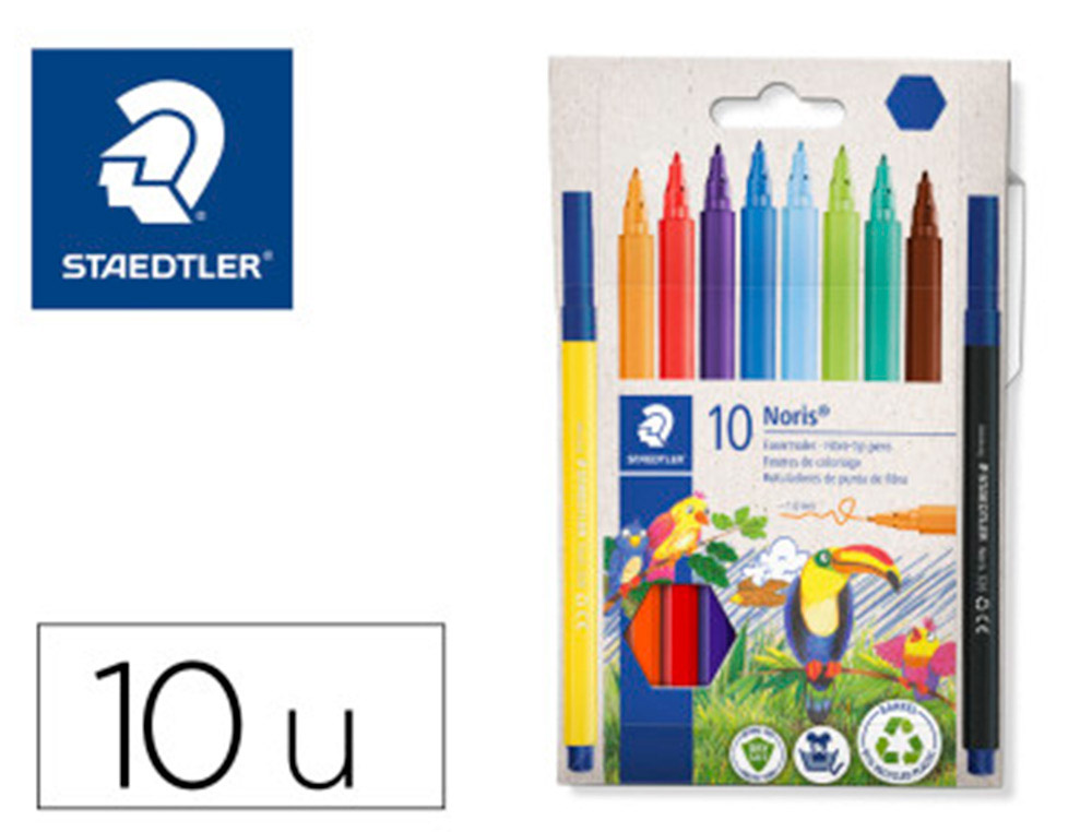 STAEDTLER - Rotuladores Bote 10 Ud (Ref.326 WP10)