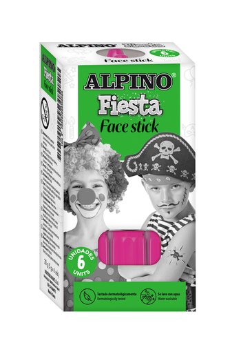 ALPINO - MAQUILLAJE FIESTA FACE STICK BARRA de 5 gr. ROSA (Ref.DL000054)