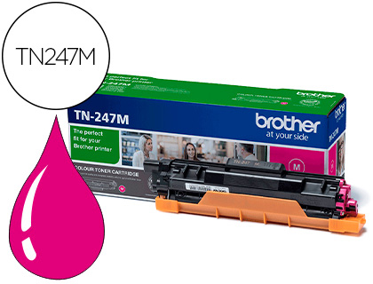 BROTHER - Toner tn247m dcp-l3510cdw / hl-l3270cdw / mfc-l3710cw magenta 2300 paginas (Ref. TN247M)