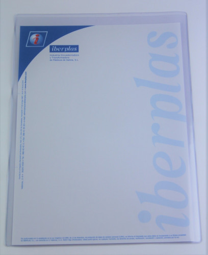 IBERPLAS - Funda portacarnets 50 ud Folio (Ref.84Q50)
