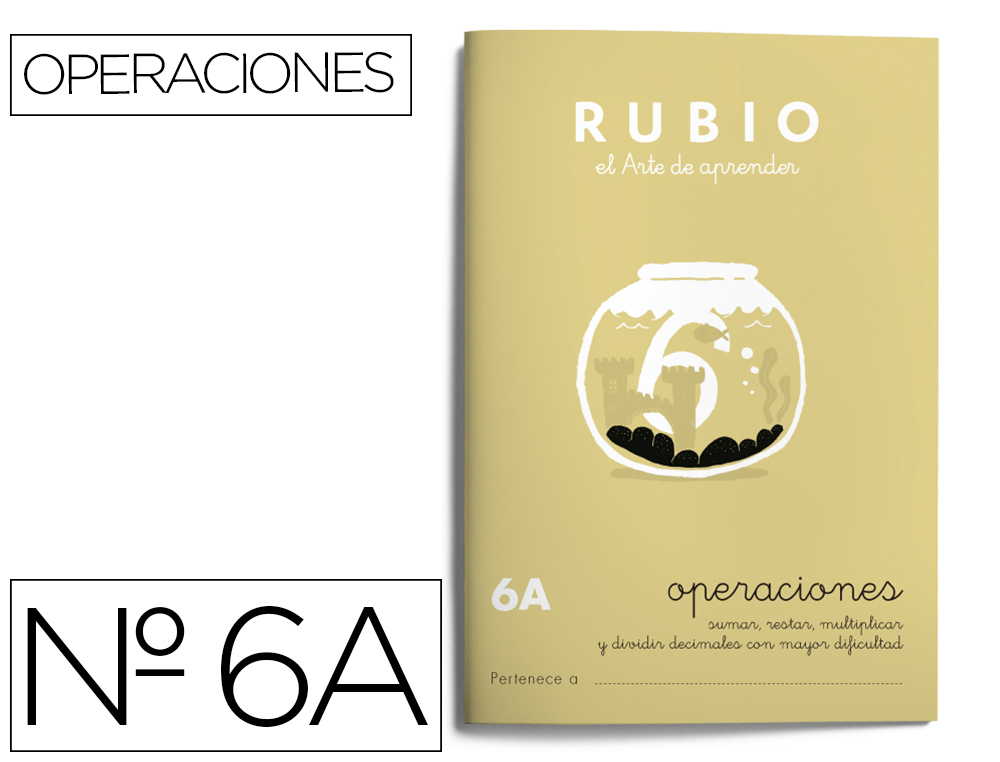 RUBIO - CUADERNO PROBLEMAS Nº 6A (Ref.PR-6A)