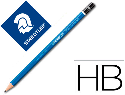 STAEDTLER - LAPICES DE GRAFITO MARS LUMOGRAPH 100 HB UNIDAD (Ref.100-HB)