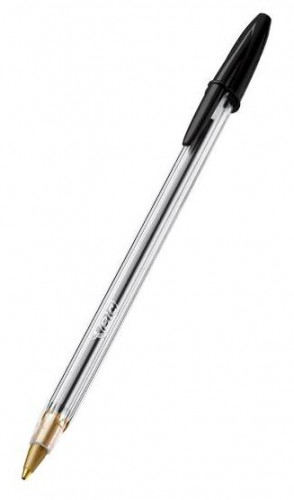 BIC - Boligrafo Cristal Large Negro Trazo 0.6 mm Tinta aceite (Ref.880648)