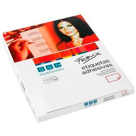 FABRISA - ETIQUETAS ADHESIVAS MULTIFUNCIÓN / 105X42,4MM / CANTOS RECTOS - 100 HOJAS - (Ref.15315)