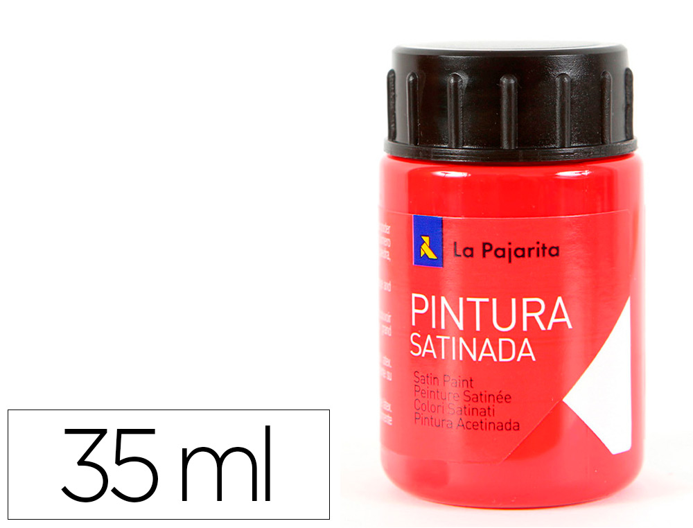 LA PAJARITA - PINTURA LATEX BERMELLON 35 ML (Ref.L-7)