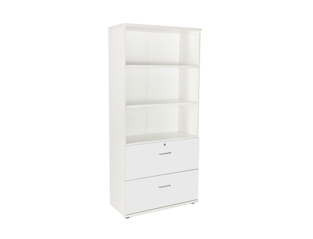 ROCADA - Armario Carpetas Store Blanco-Blanco 195X90 (Ref.1102AW04)