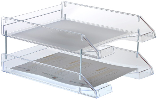 ARCHIVO 2000 - Bandeja de Sobremesa 715 260X340X60 Cristal Poliestireno (Ref.715CSTP)