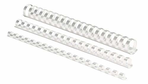 FELLOWES - Pack de 100 Canutillos Plastico Blancos 8 MM (Ref.5345406)