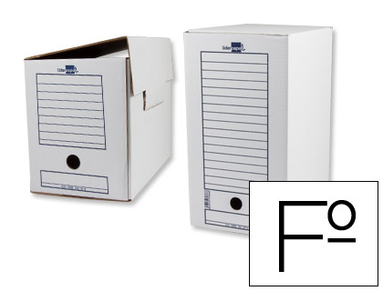 LIDERPAPEL - CAJA DE Archivador Definitivo 367X251X200 MM (Ref.DF13)