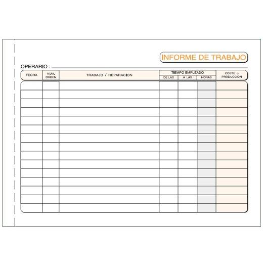 LOAN - TALONARIOS INFORME TRABAJO 8º APAIS.COPIA (58D) (Ref.T-137)