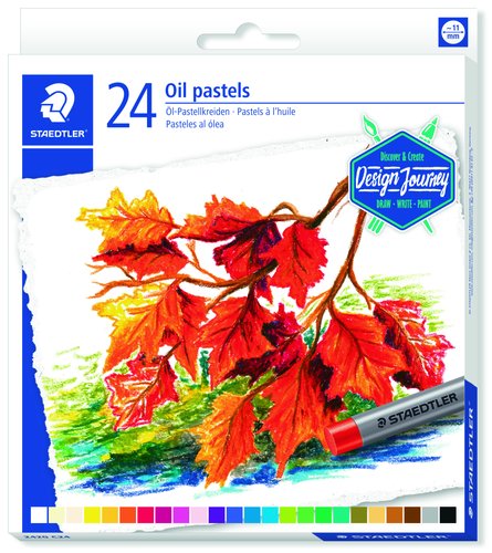 STAEDTLER - CERAS BLANDAS 70MM SURTIDOS PASTEL ESTUCHE -24U- (Ref.2420 C24)