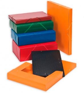 CARCHIVO - CARPETA de PROYECTOS CARTON PINTADO Fº GOMAS 12 cm ROJO (Ref.370BM32)