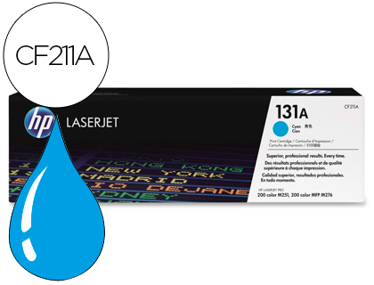 HP ( HEWLETT PACKARD ) - Toner Laser ORIGINALES 131A Cyan (Ref.CF211A)