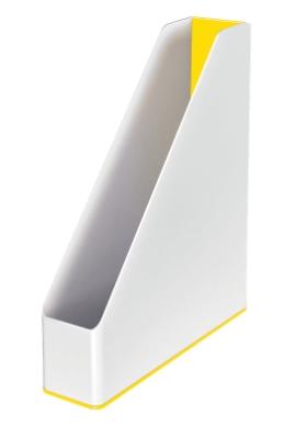 LEITZ - REVISTERO PLASTICO WOW DUAL AMARILLO/BLANCO (Ref.53621016)