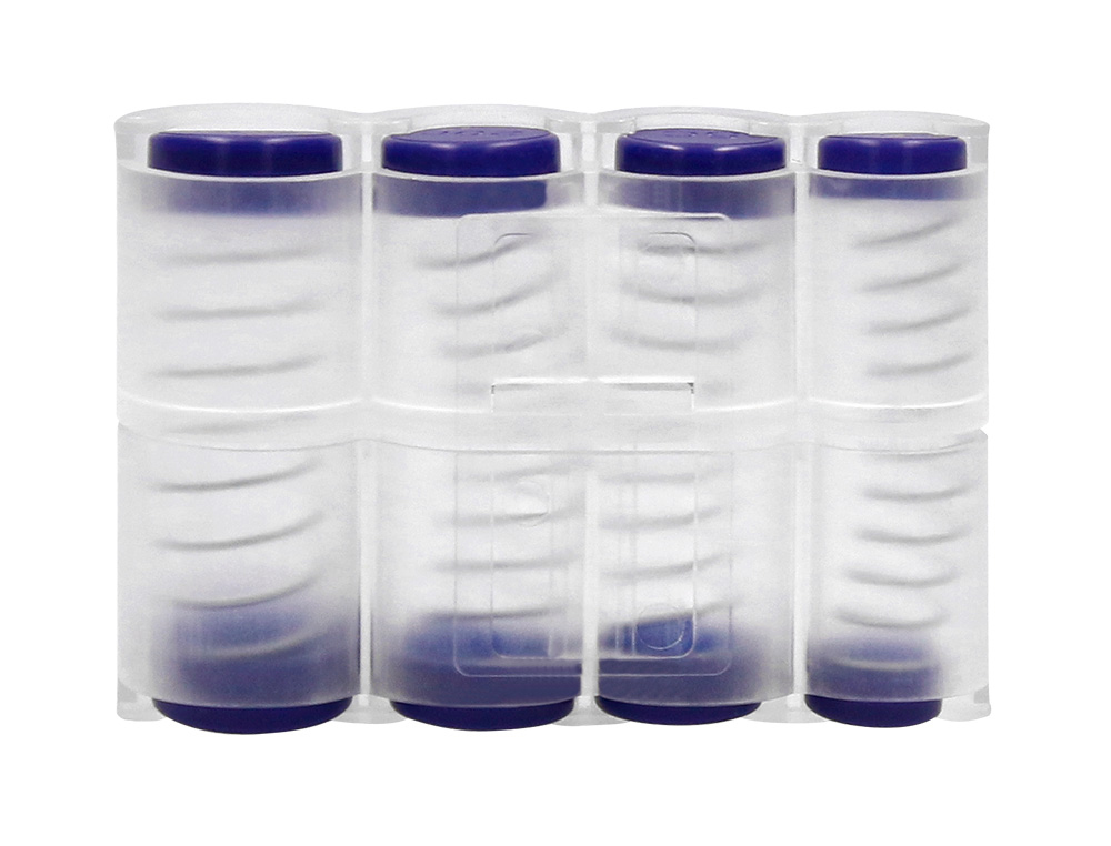 Q-CONNECT - PORTAMONEDAS CON MUELLE VALIDO PARA 8 FRACCIONES DE EUROS (Ref.KF10912)