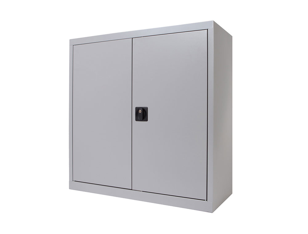 ROCADA - ARMARIO STORE METALICO CON NIVELADORES EN PLANCHA DE ACERO CON 2 PUERTAS BATIENTES METALICAS Y CERRADURA COLOR (Ref.1600AC00)