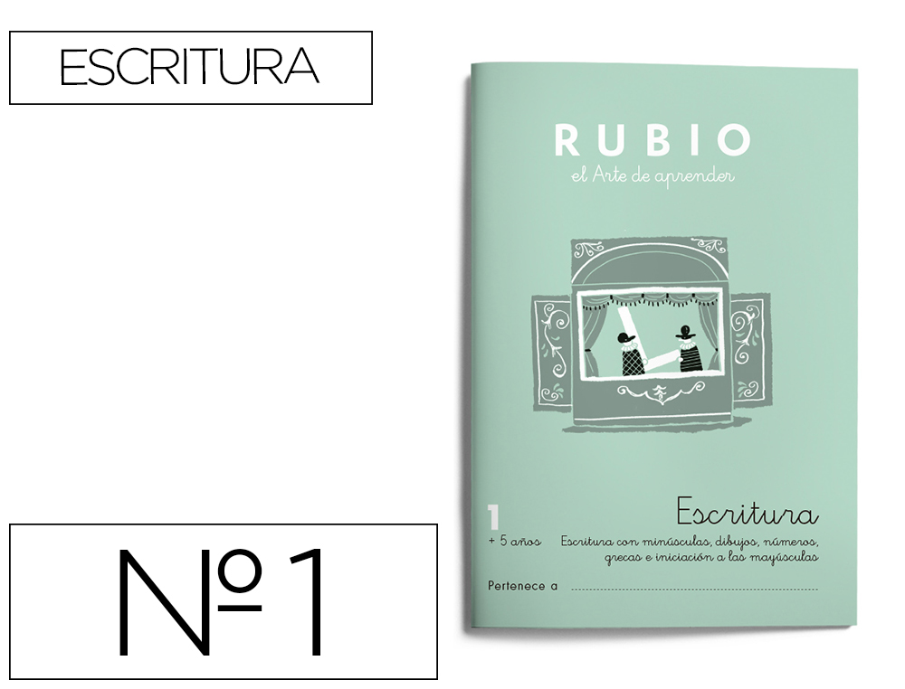 RUBIO - Cuaderno ESCRITURA 1 (Ref.C1)