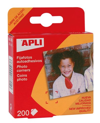 APLI - FIJAFOTOS ADHESIVOS -CAJA DE 200 (Ref.93)
