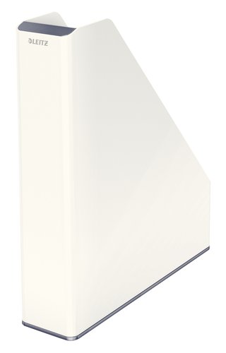 LEITZ - REVISTERO PLASTICO WOW DUAL BLANCO PERLA/GRIS (Ref.53621001)