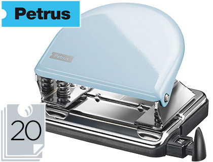 PETRUS - Taladro 52 retro 20 Hojas Azul 2 taladros (Ref.624409)