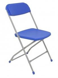 PIQUERAS Y CRESPO - SILLA VIVEROS CONFERENCIA PLEGABLE ASIENTO Y RESPALDO POLIPROPILENO AZUL PACK de 5 (Ref.PACK5314AZ)