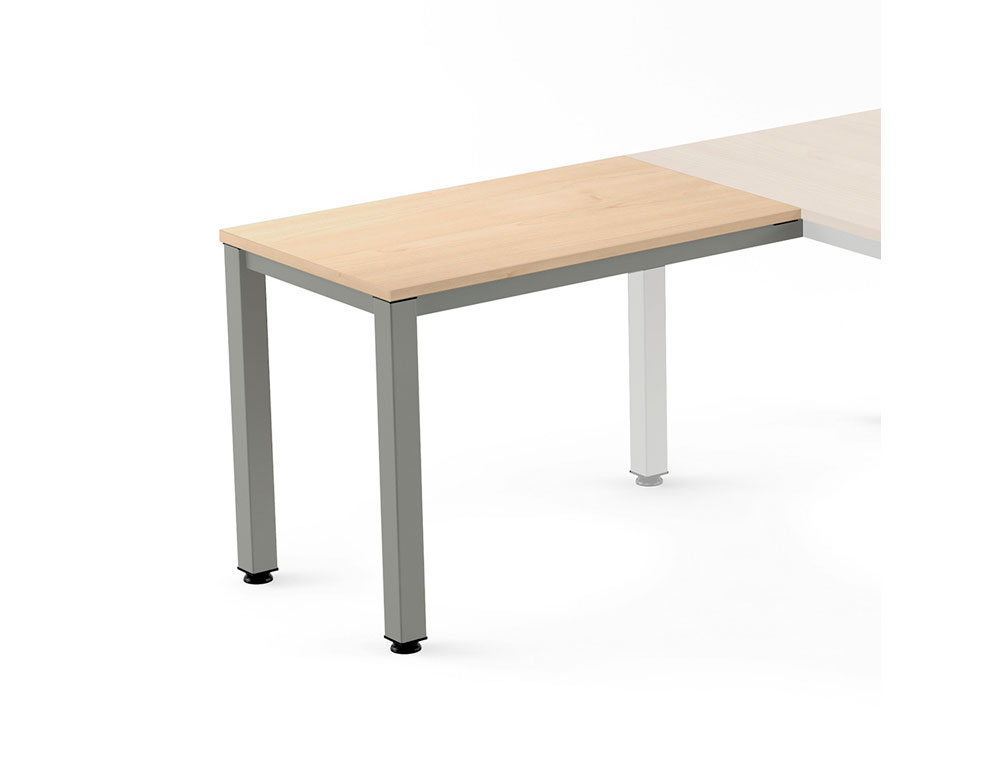 ROCADA - Ala para Mesa rectangular Serie Executive Ala para mesa rectangular Haya 100x60cm (Ref.2107AD01)