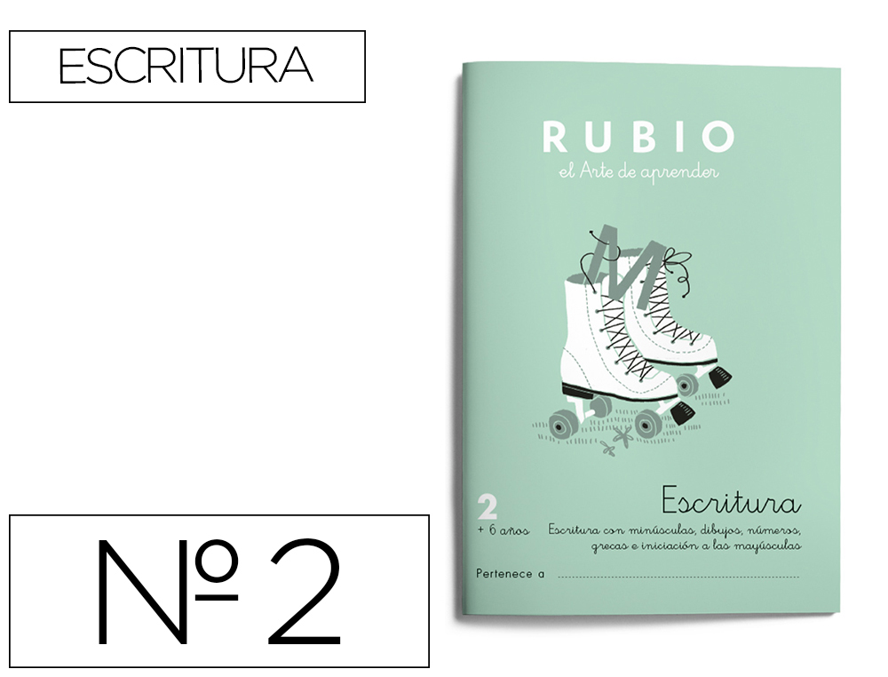RUBIO - Cuaderno ESCRITURA 2 (Ref.C2)