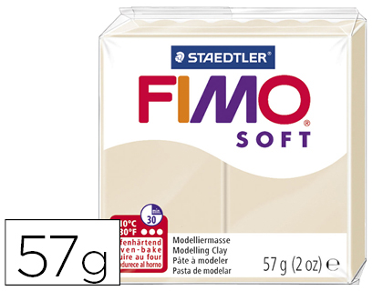 STAEDTLER - PASTA FIMO SOFT 56 GR COLOR TIERRA (Ref.8020-70)