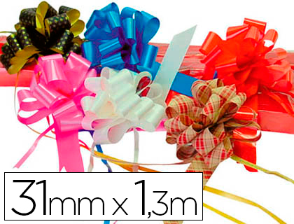 CINTA PARA HACER LAZOS ORO 130 CM X 31 MM -UNIDAD (Ref.2200-15)