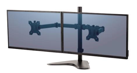 FELLOWES - BRAZO PARA MONITOR SERIE PROFESSIONAL AJUSTABLE ALTURA 2 PANTALLAS SERIE BRAZO HORIZONTAL NORMATIVA (Ref.8043701)