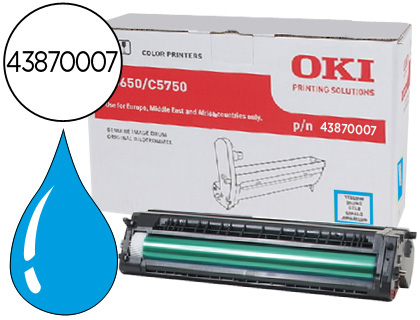 OKI - Tambor C11 Cyan Para C5650/C5750 20.000pg (Ref.43870007)