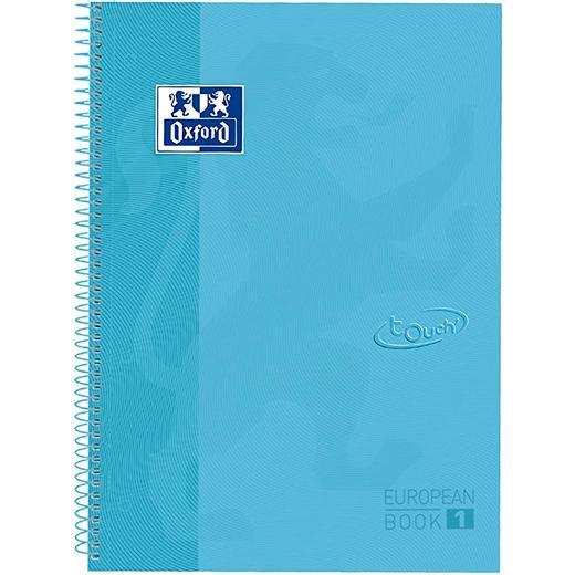 OXFORD - Cuaderno espiral ebook 1 tapaextradura din a4+ 80 hojas cuadro 5 mm con margen bebe touch (Ref. 400107010)