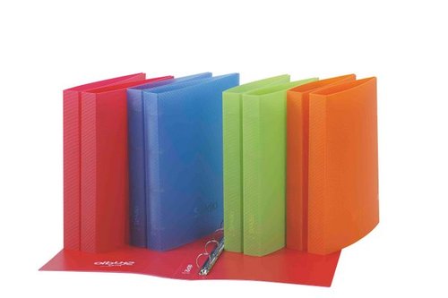 PARDO - Carpeta anillas Studio Compacta A4 4-25MM Rojo Polipropileno (Ref.852502)