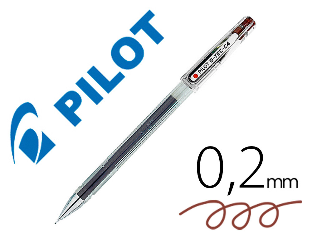 PILOT - BOLIGRAFO PUNTA AGUJA G-TEC-C4 SEPIA (Ref.BL-GC4-BN / NG4M)